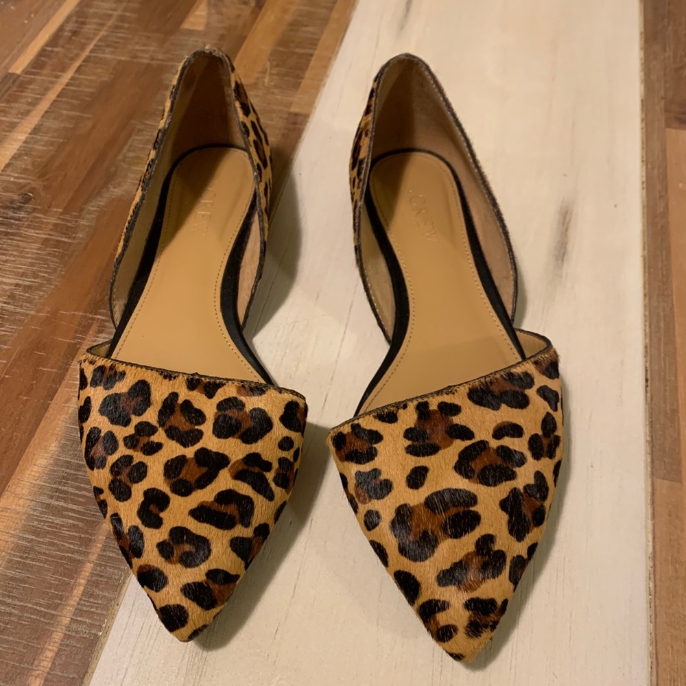 J. Crew cheetah print flats